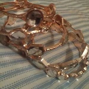 Rose gold diamond bracelets